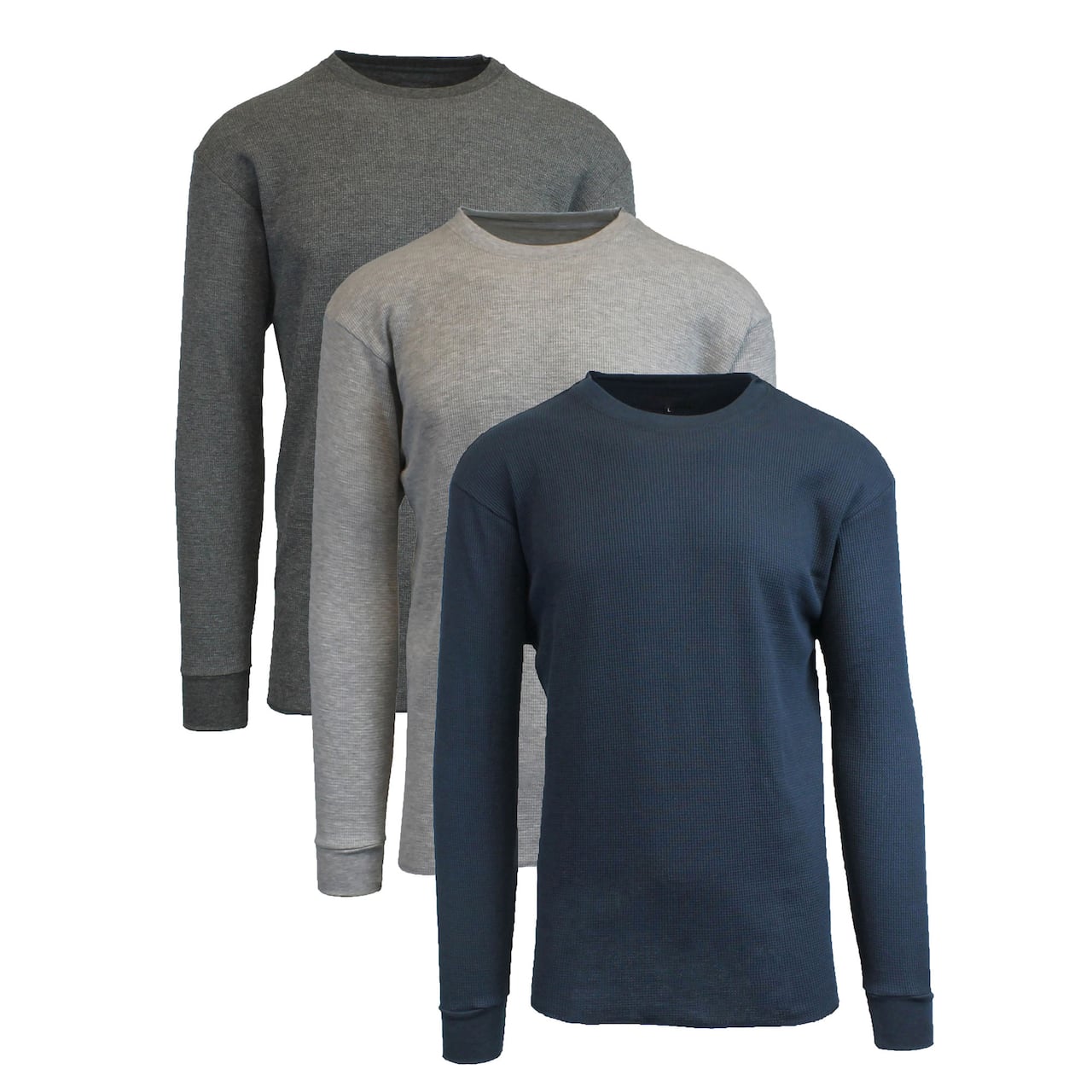 Galaxy by Harvic Long Sleeve Classic Men's Thermal Shirt 3 Pack